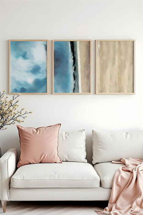 Wallity Huhu470 Pintura Decorativa en MDF con Marco (3 Piezas) 30 x 40 cm Wallity Huhu470 Pintura Decorativa en MDF con Marco (3 Piezas) 30 x 40 cm